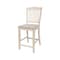 International Concepts 30 in. Round Top Counter Height Dining Table with 2 Stools, Unfinished K-30RT-23B-S492-2 - alternate 2